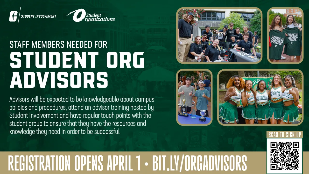 Student Org Advisor Recruitment Ad